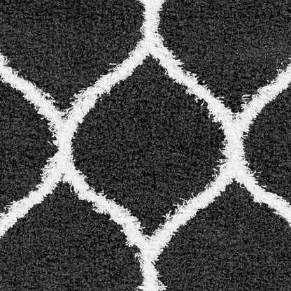 Surya Urban Shag USG-2322 Black Cottage  Rug