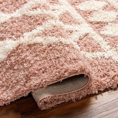 Surya Urban Shag USG-2337 Dusty Pink Modern  Rug