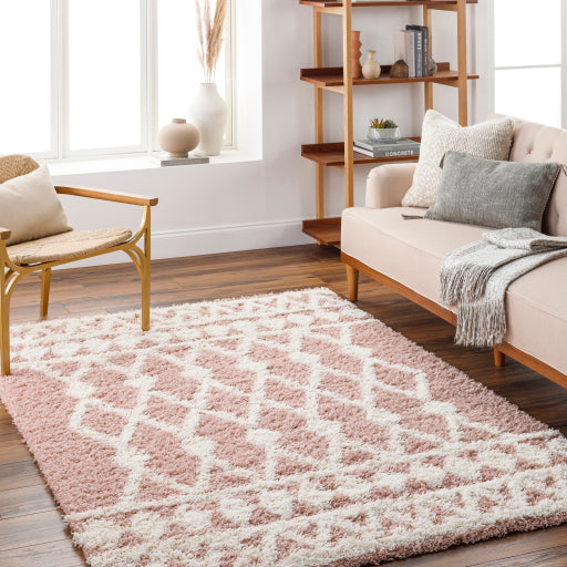 Surya Urban Shag USG-2337 Dusty Pink Modern  Rug