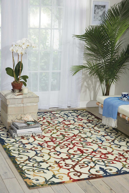 Nourison Home Home & Garden  Multicolor  Transitional