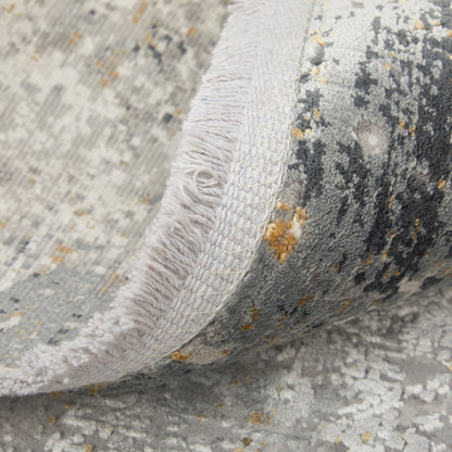 Feizy Cadiz 3892F Light Gray Ivory Modern/Industrial/Luxury & Gla Machine Woven Rug - Rugs - Feizy - Atlanta Designer Rugs