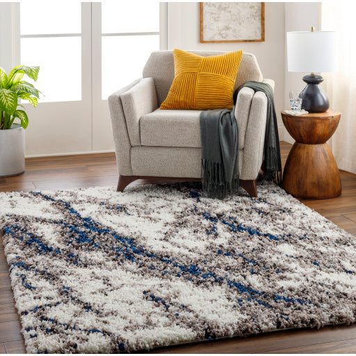 Surya Ultra Shag UTG-2305 White Modern  Rug
