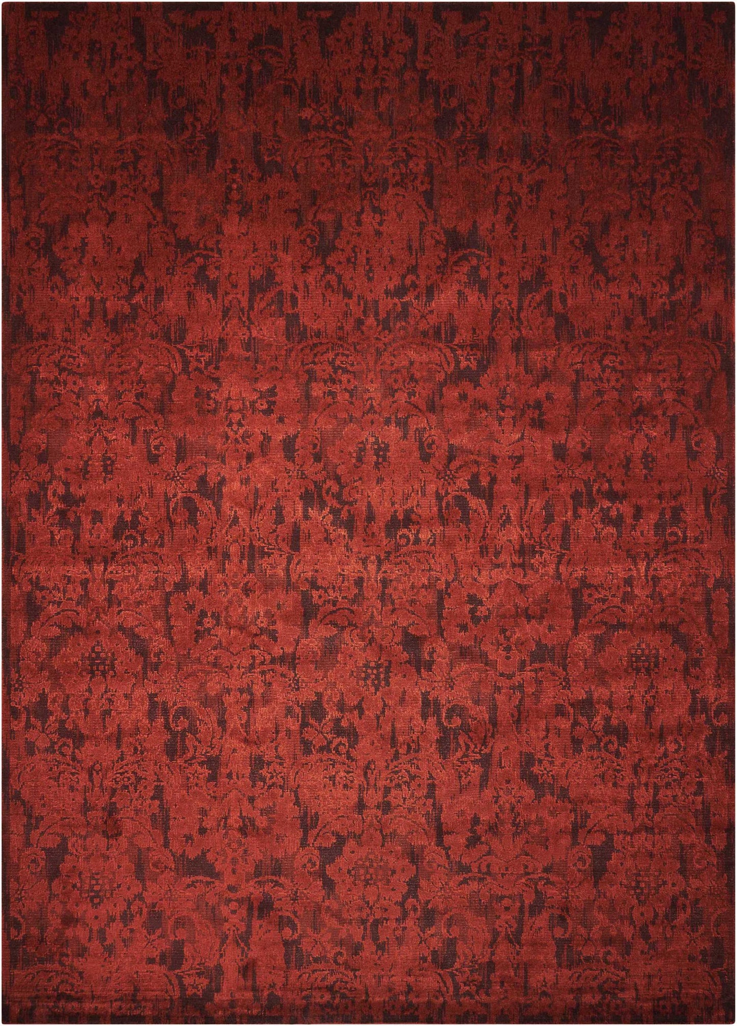 Nourison Home Nightfall NGT03 Brick Contemporary Loomed Rug