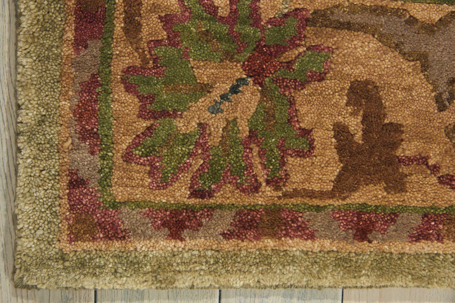 Nourison Home Tahoe  Green  Traditional