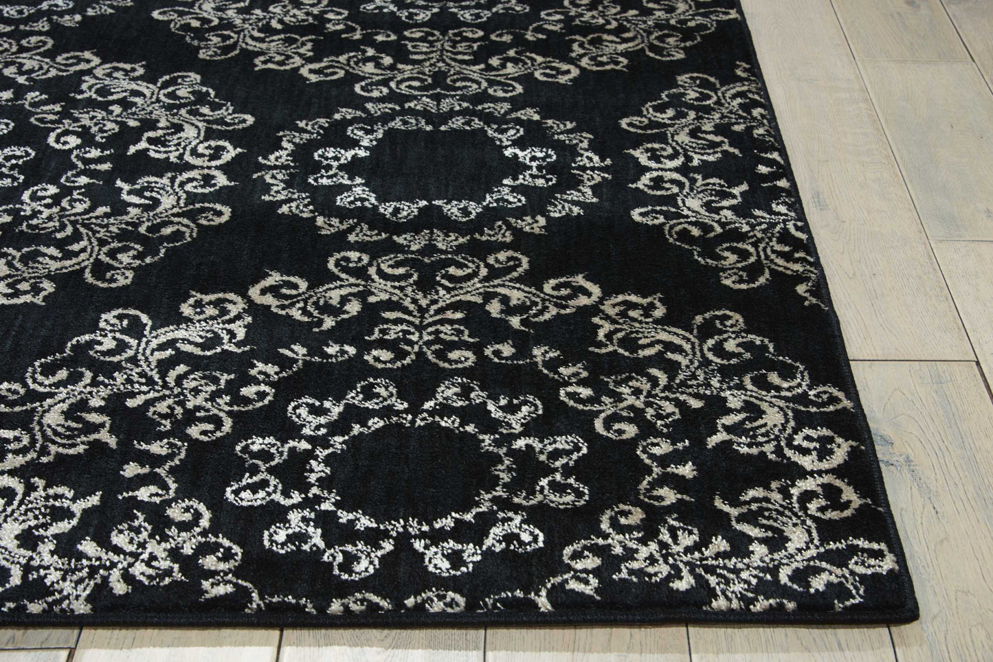 Nourison Home Tranquility  Black  Transitional
