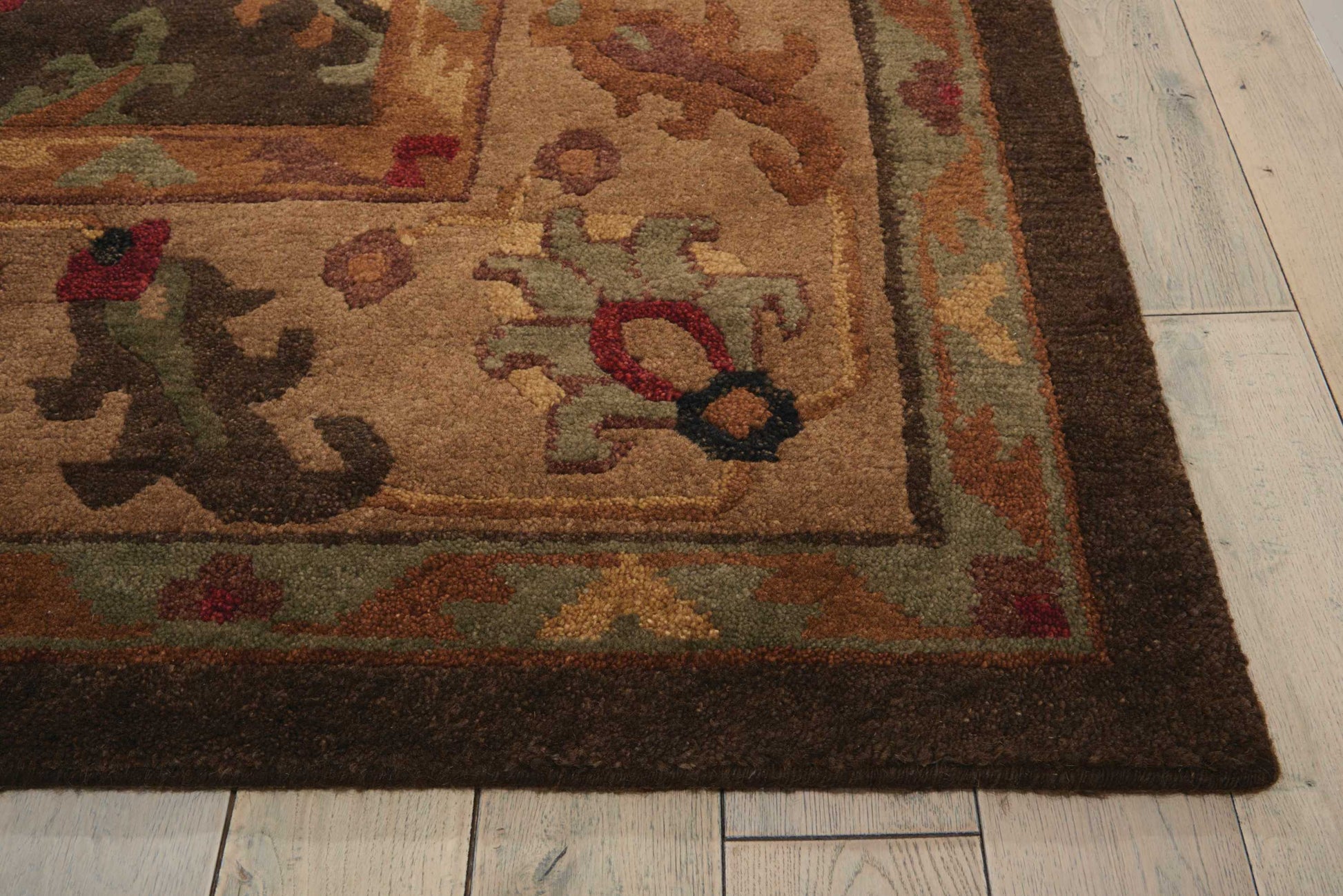 Nourison Home Tahoe  Espresso  Traditional