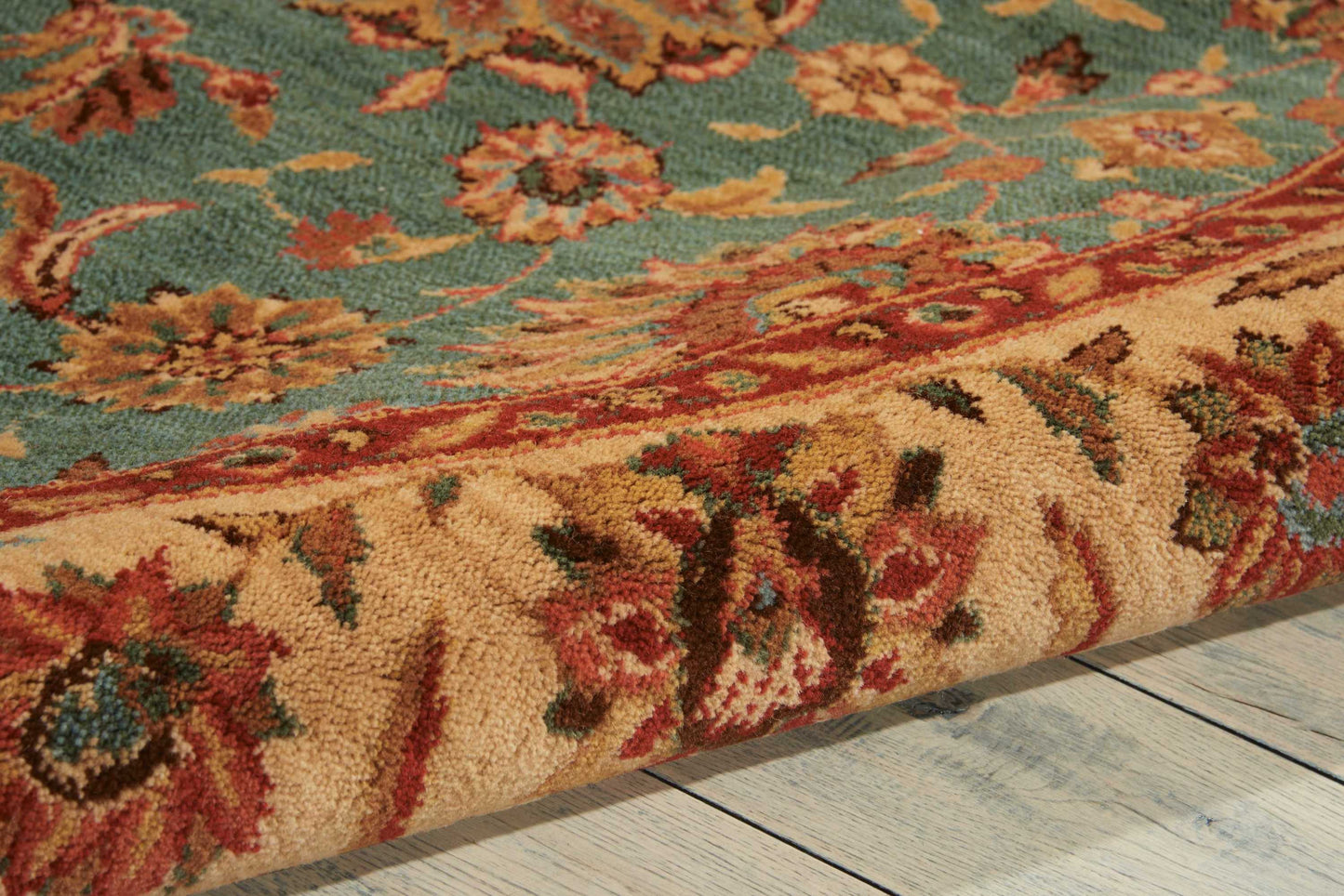 Nourison Home Living Treasures  Aqua  Traditional