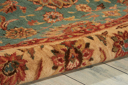 Nourison Home Living Treasures  Aqua  Traditional
