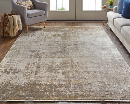 Feizy Cadiz 39FWF Beige Modern/Casual Machine Woven Rug - Rugs - Feizy - Atlanta Designer Rugs