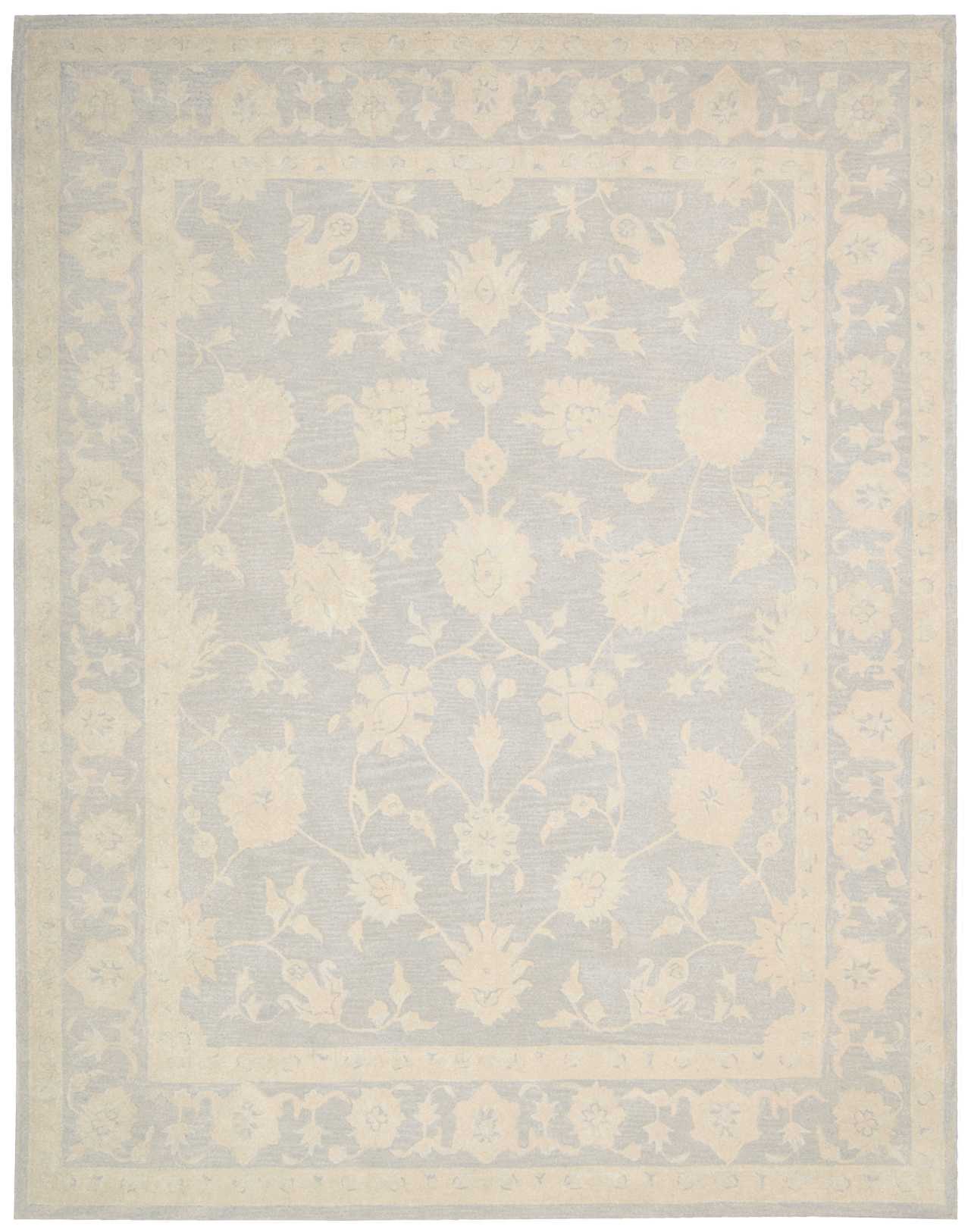 Nourison Home Zephyr ZEP02 Light Blue Traditional Tufted Rug