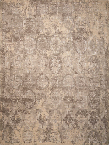 Nourison Home Silk Elements SKE19 Mushroom Traditional Loomed Rug