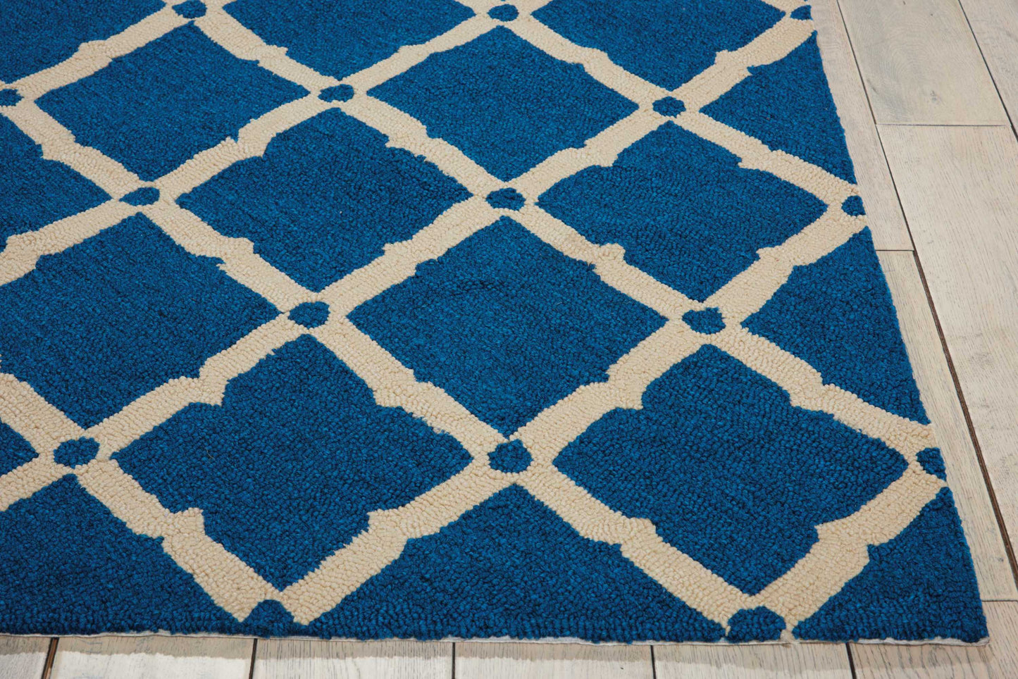 Nourison Home Portico  Navy  Contemporary