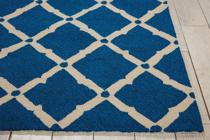 Nourison Home Portico  Navy  Contemporary