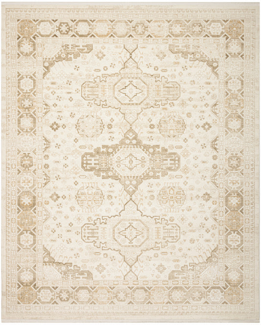 Nourison Home Pardis  Ivory Beige  Traditional