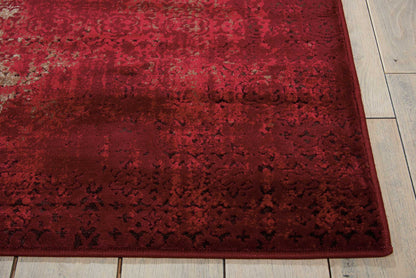 Nourison Home Karma  Red  Traditional