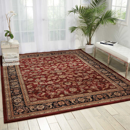 Nourison Home Nourison 2000  Burgundy  Traditional