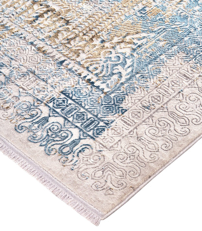 Feizy Cadiz 3890F Blue Gray Modern/Industrial/Luxury & Gla Machine Woven Rug - Rugs - Feizy - Atlanta Designer Rugs