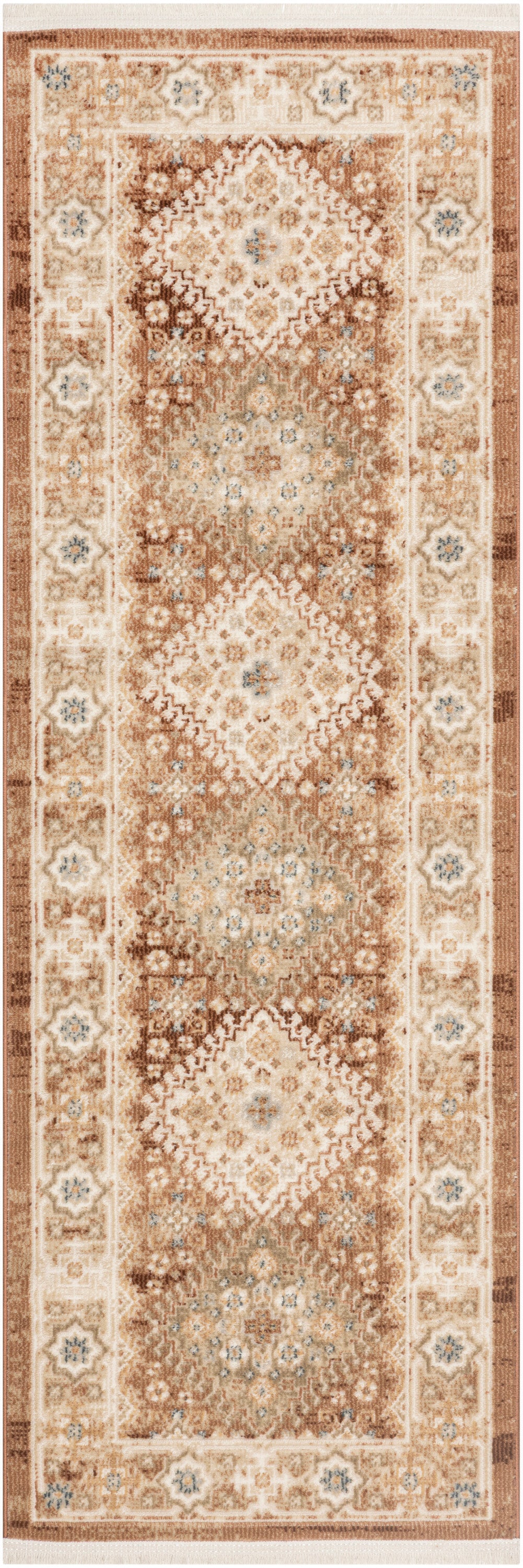 Nourison Home Pardis PRD04 Rust Traditional Machine Woven Rug