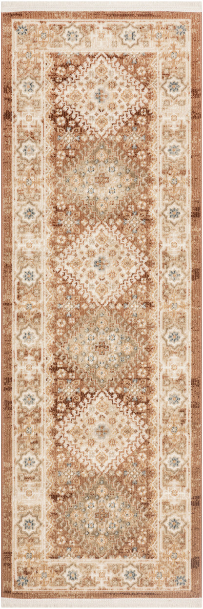 Nourison Home Pardis PRD04 Rust Traditional Machine Woven Rug