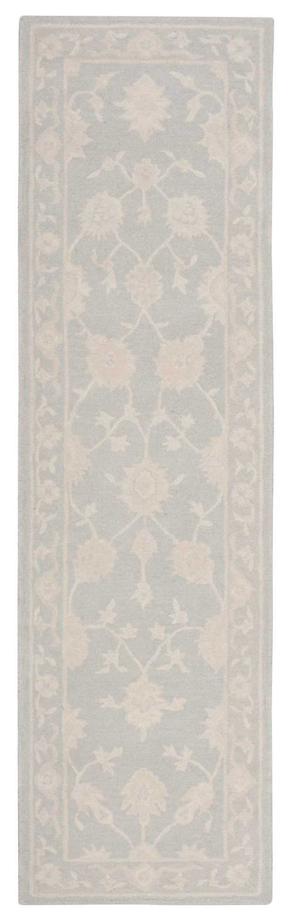 Nourison Home Zephyr ZEP02 Light Blue Traditional Tufted Rug