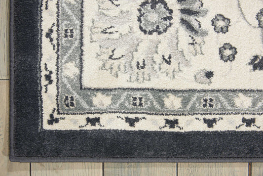 Nourison Home Maymana  Charcoal  Traditional
