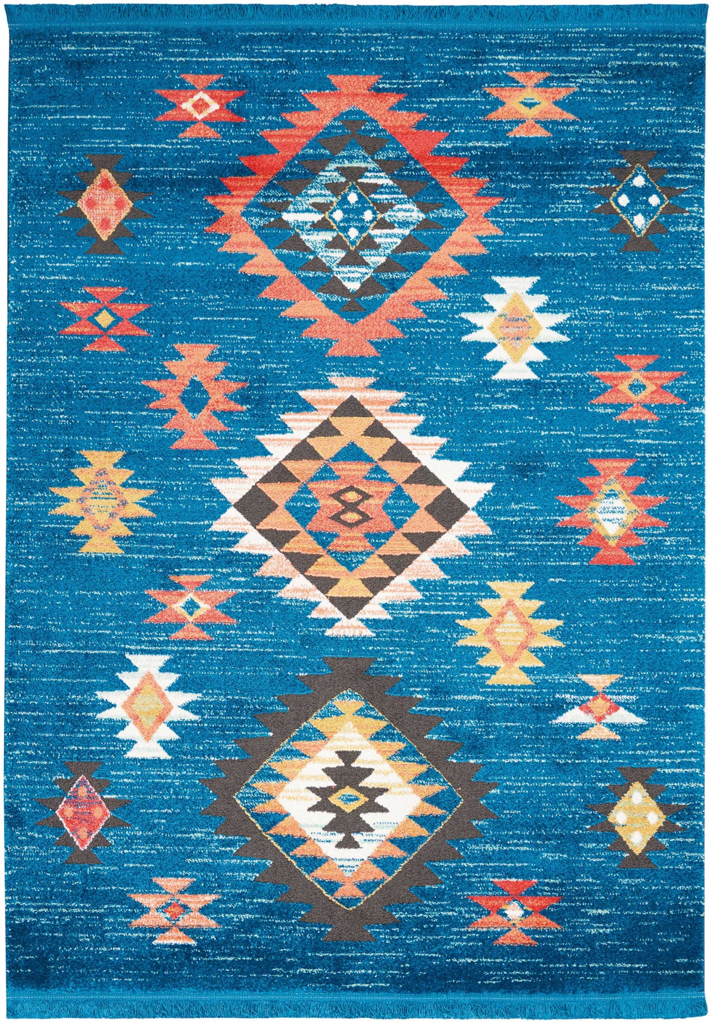 Nourison Home South Western NAV07 Blue Transitional Power-loomed Rug