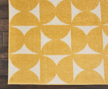 Nourison Home Harper  Yellow  Contemporary