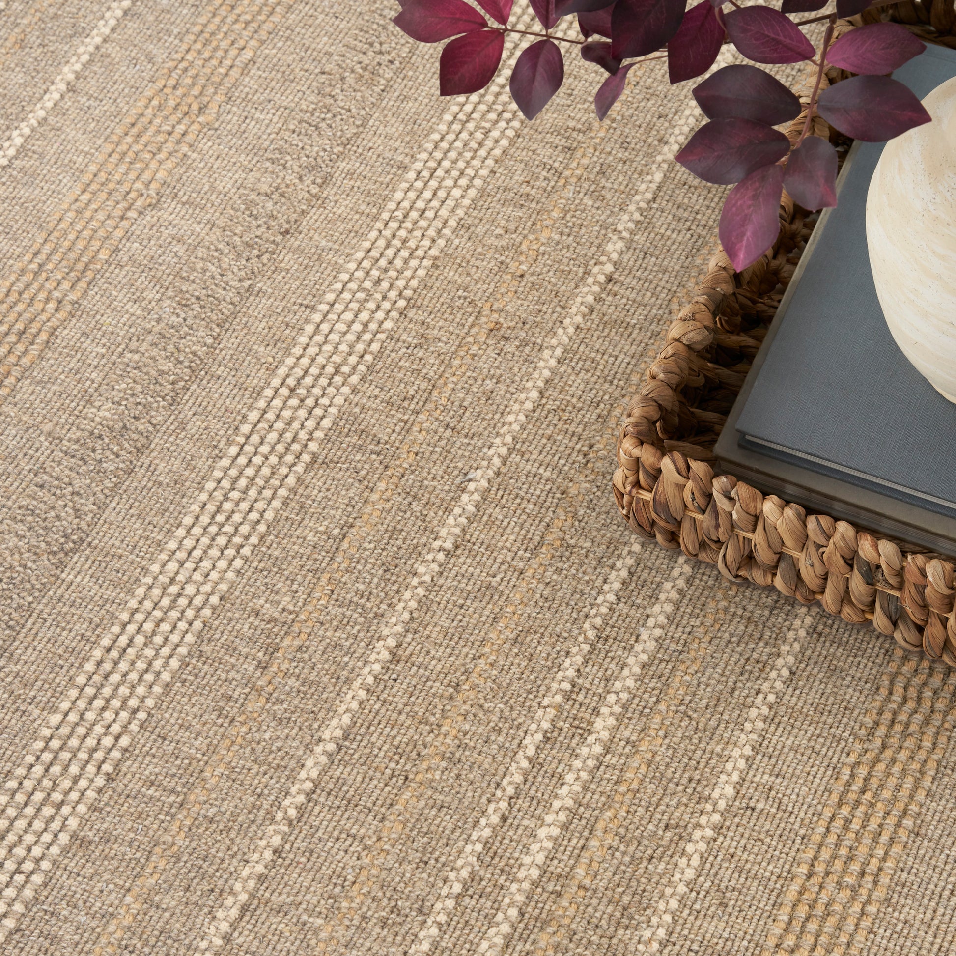 Nourison Home Embrace  Natural  Contemporary