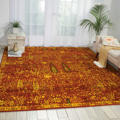 Nourison Home Timeless  Scarlet  Traditional
