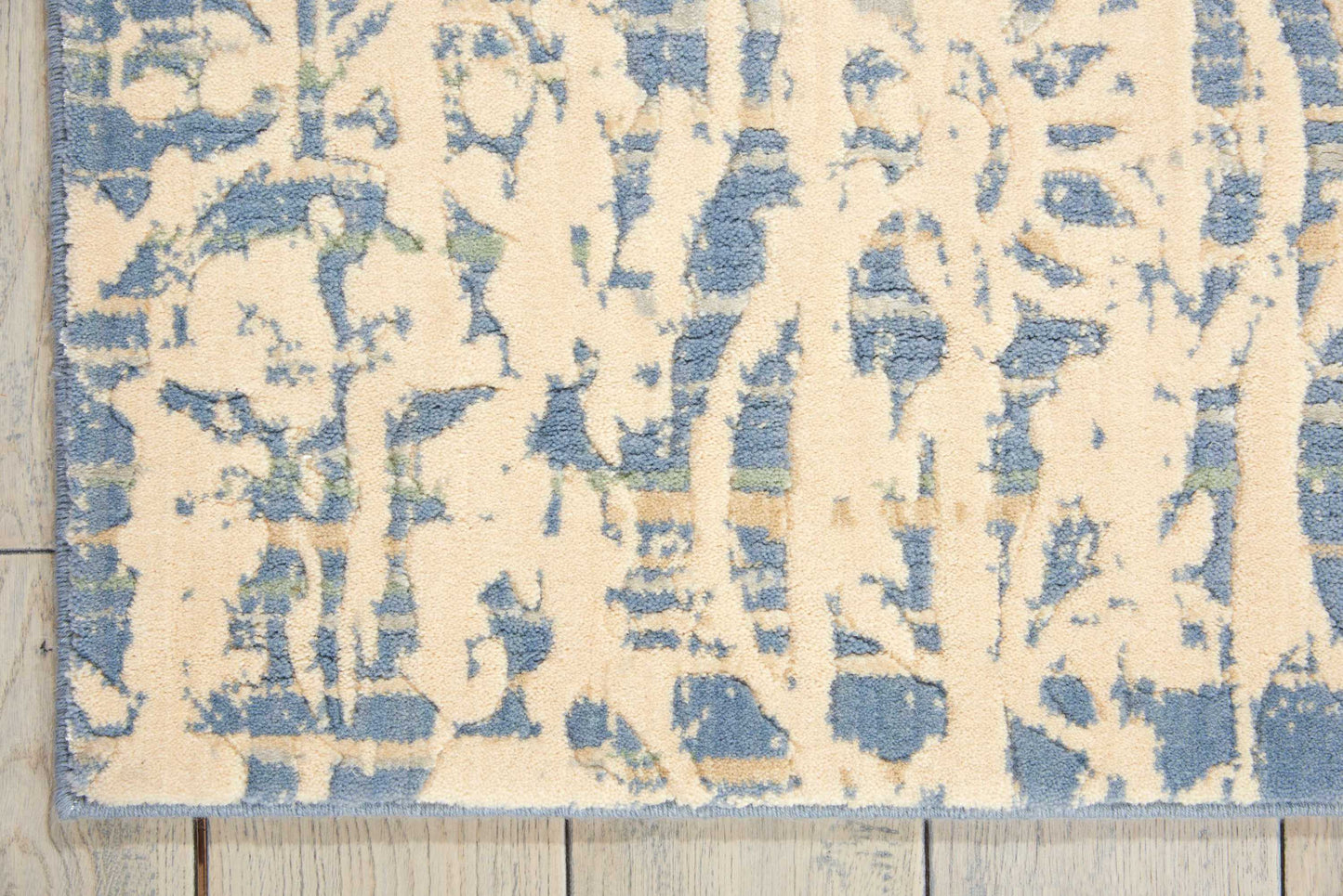 Nourison Home Nepal  Ivory Blue  Transitional