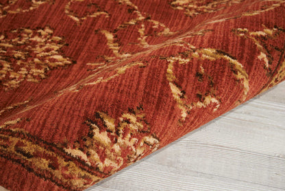 Nourison Home Radiant Impression  Persimmon  Traditional