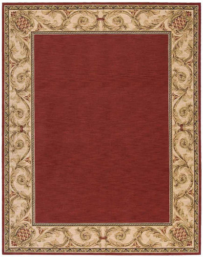 Nourison Home Vallencierre VA10 Brick Traditional Loomed Rug