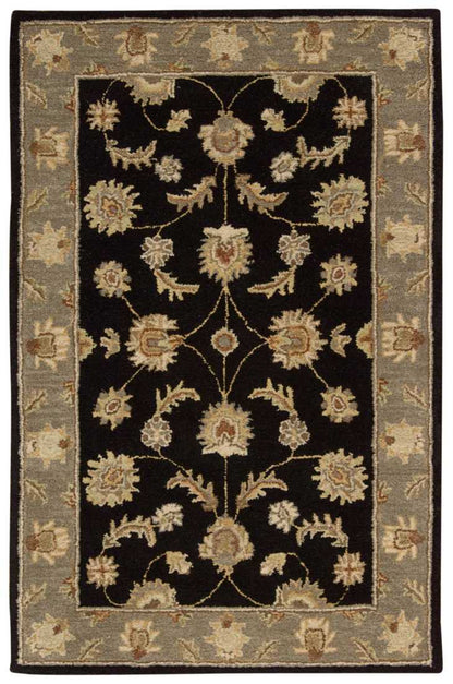 Nourison Home India House  Black  Traditional