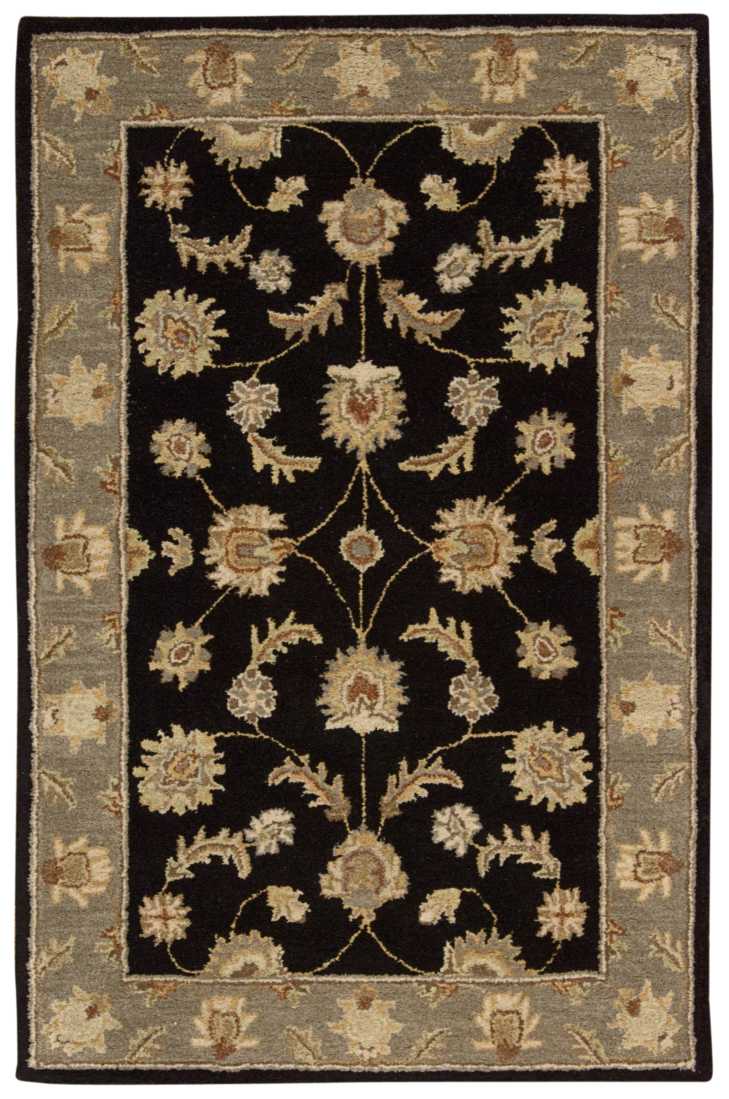 Nourison Home India House  Black  Traditional