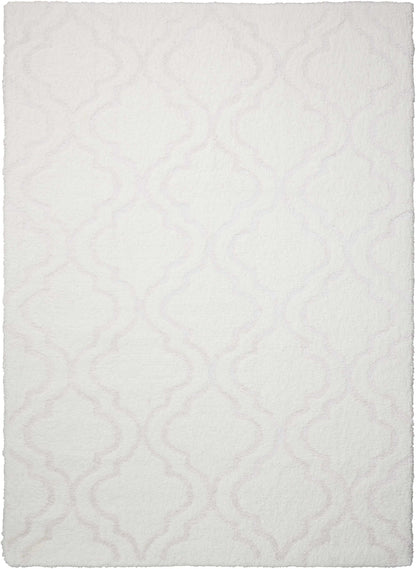 Nourison Home Light & Airy KIT01 White Transitional Woven Rug