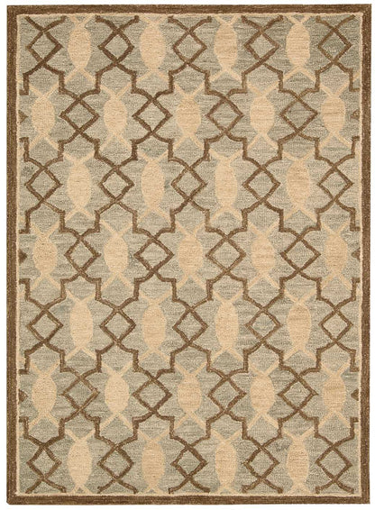 Nourison Home Marina  Light Green  Contemporary