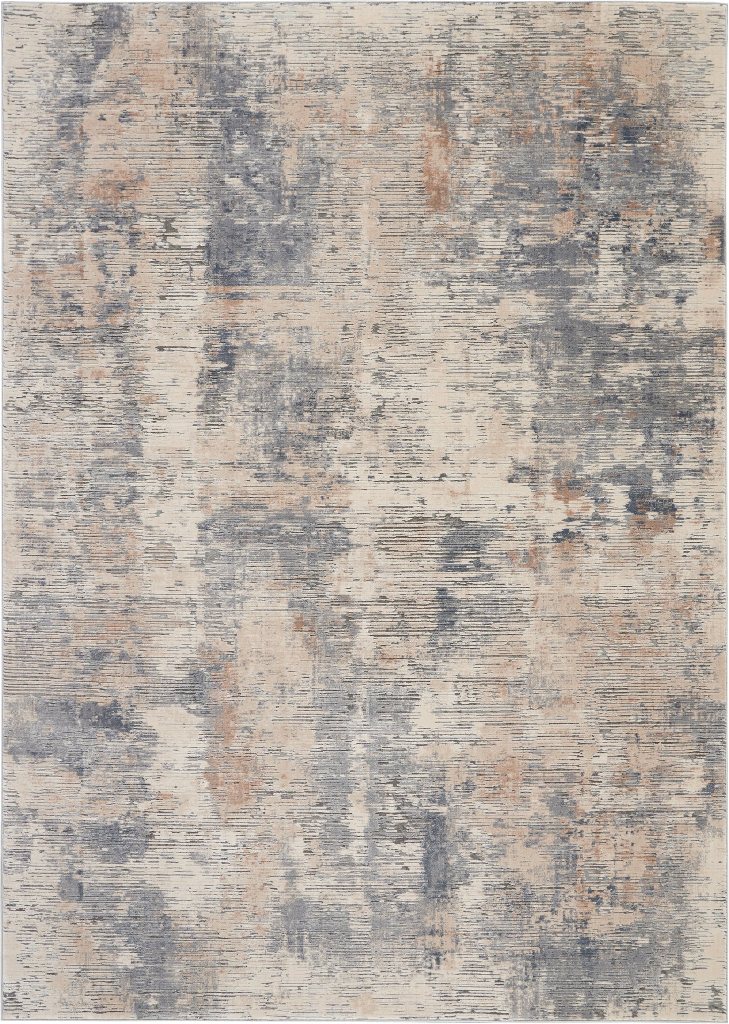 Nourison Home Rustic Textures  Beige Grey  Contemporary