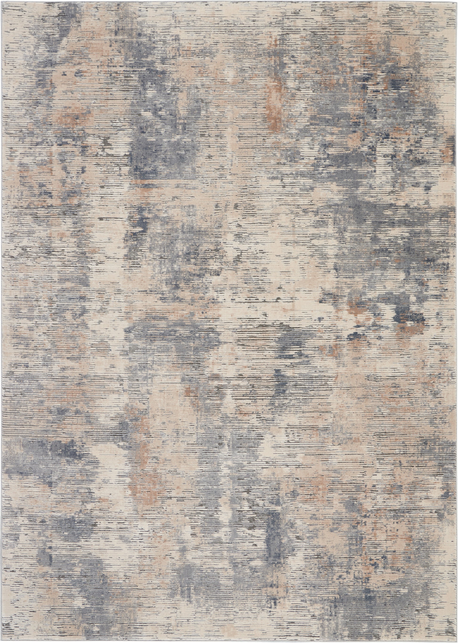 Nourison Home Rustic Textures  Beige Grey  Contemporary