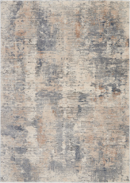 Nourison Home Rustic Textures  Beige Grey  Contemporary