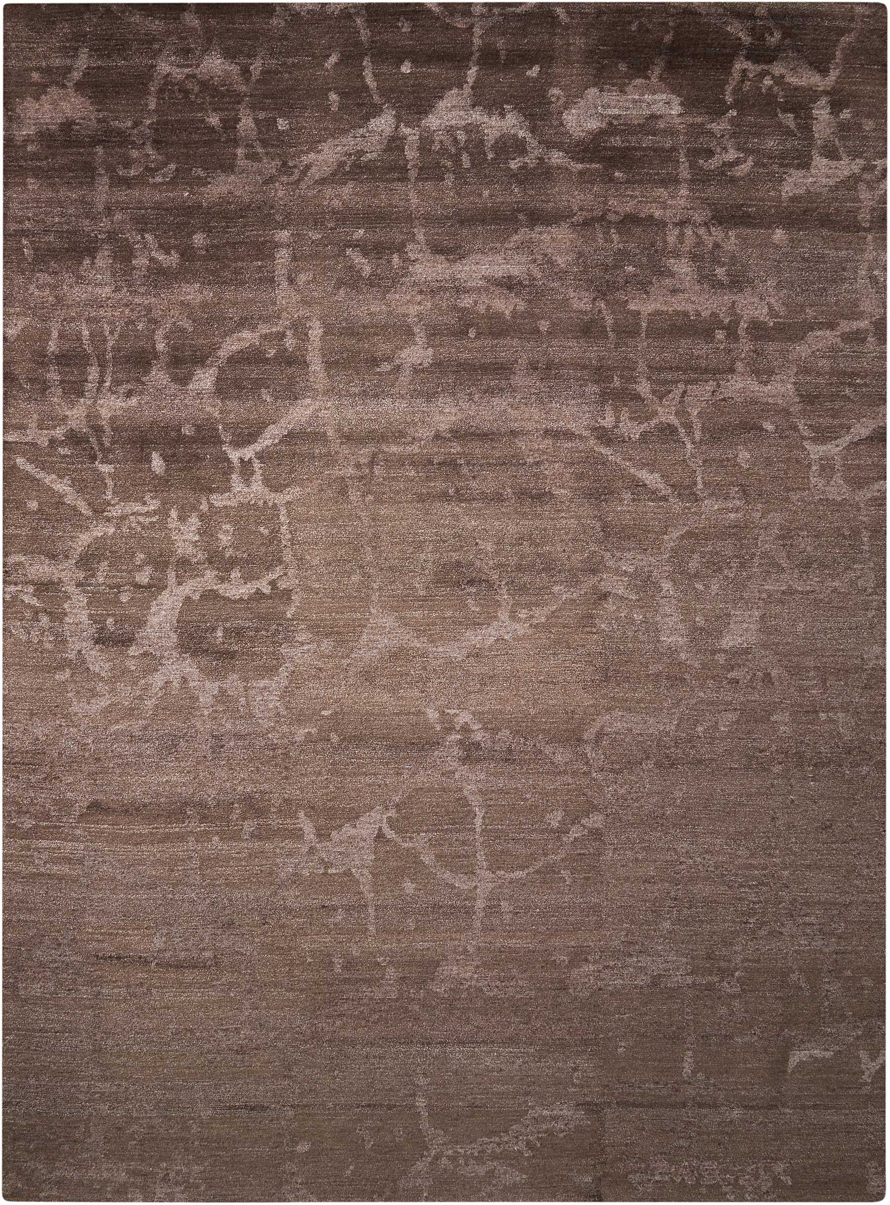 Nourison Home Silk Shadows  Brown  Contemporary