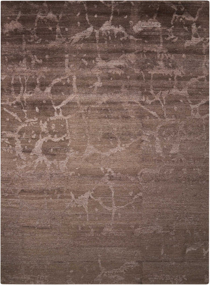 Nourison Home Silk Shadows  Brown  Contemporary