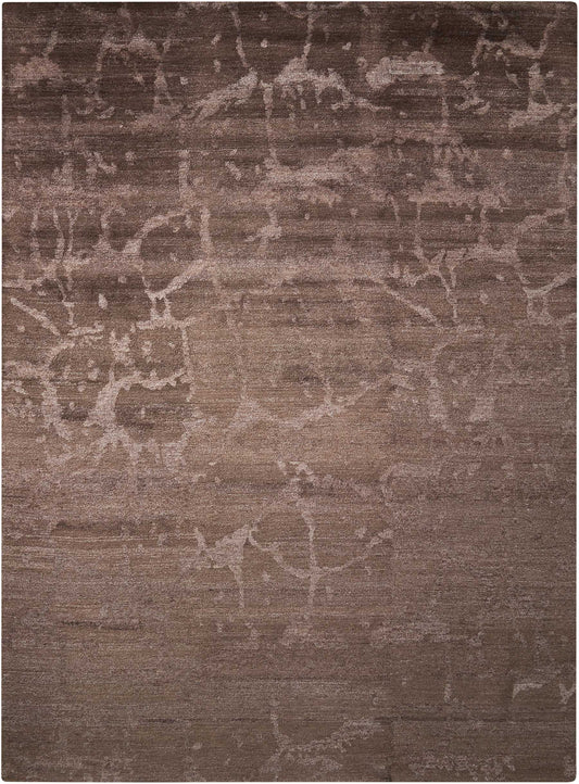 Nourison Home Silk Shadows  Brown  Contemporary