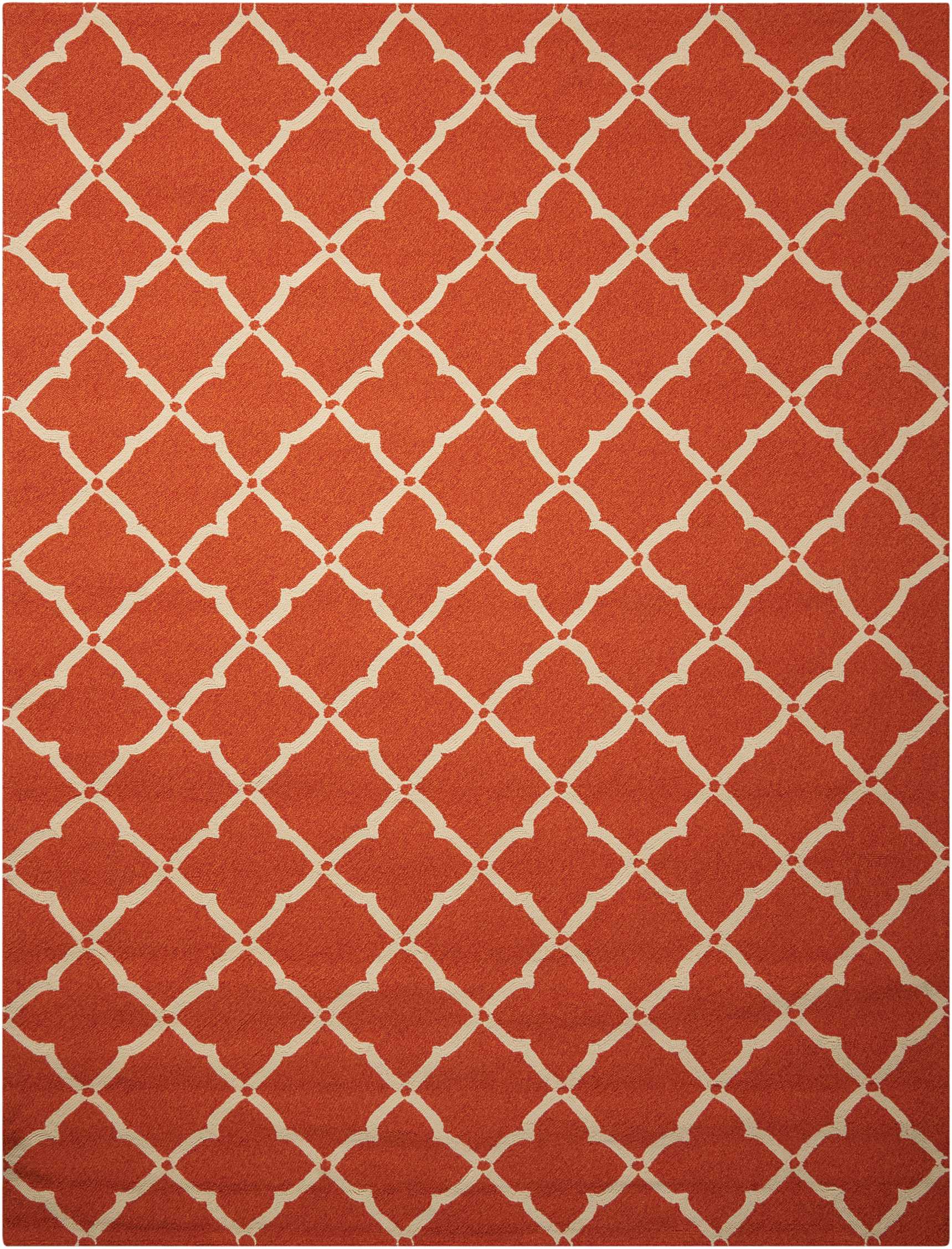 Nourison Home Portico  Orange  Contemporary