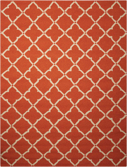 Nourison Home Portico  Orange  Contemporary