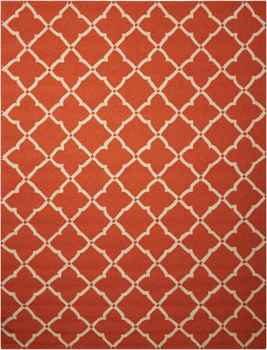 Nourison Home Portico  Orange  Contemporary