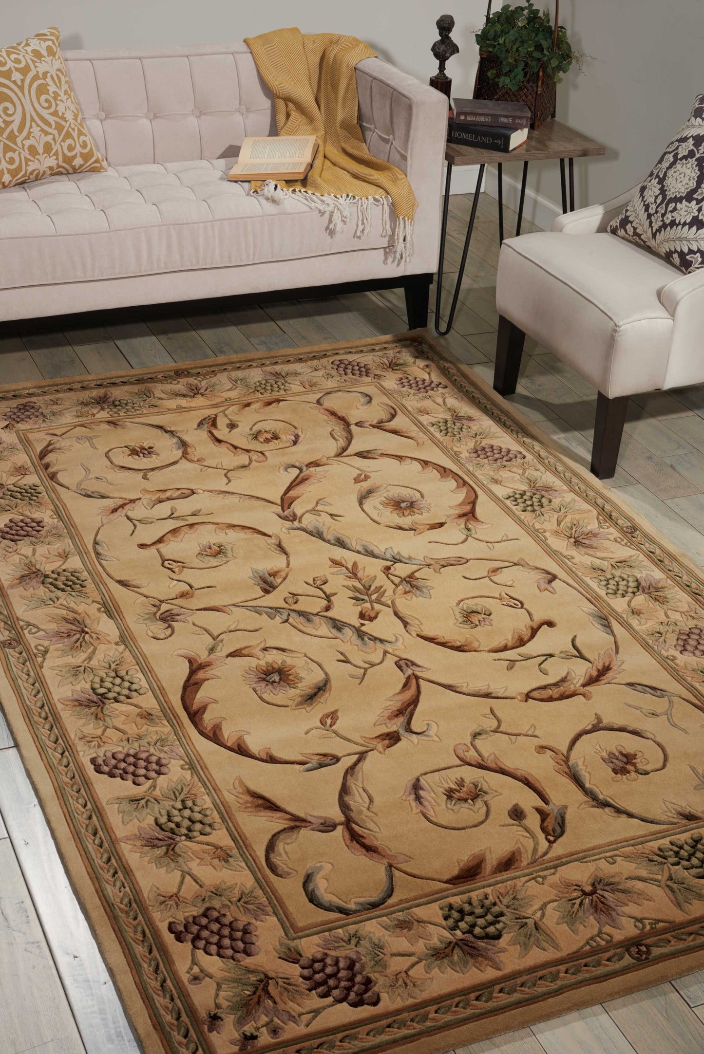 Nourison Home Versailles Palace VP01 Beige  Traditional Tufted Rug