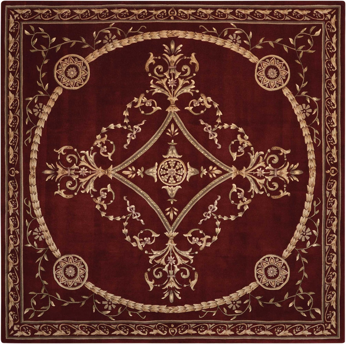 Nourison Home Versailles Palace VP07 Brick Traditional Tufted Rug