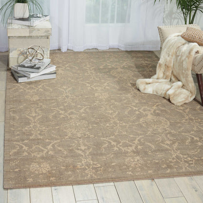 Nourison Home Silk Elements  Moss  Traditional