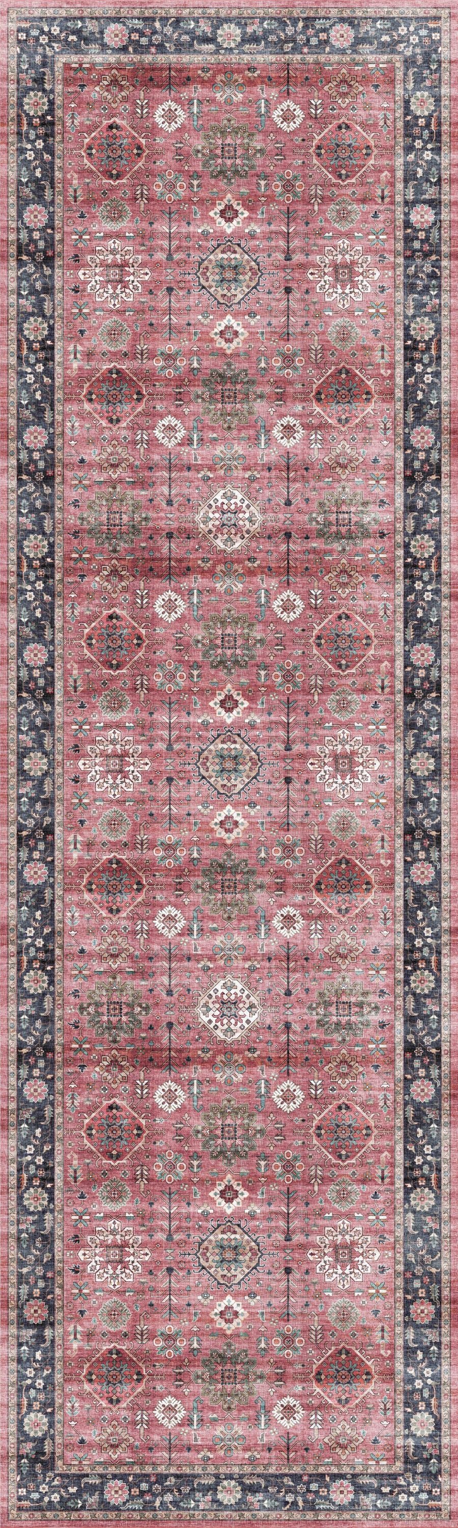 Nourison Home Fulton FUL12 Brick Traditional Power-loomed Rug