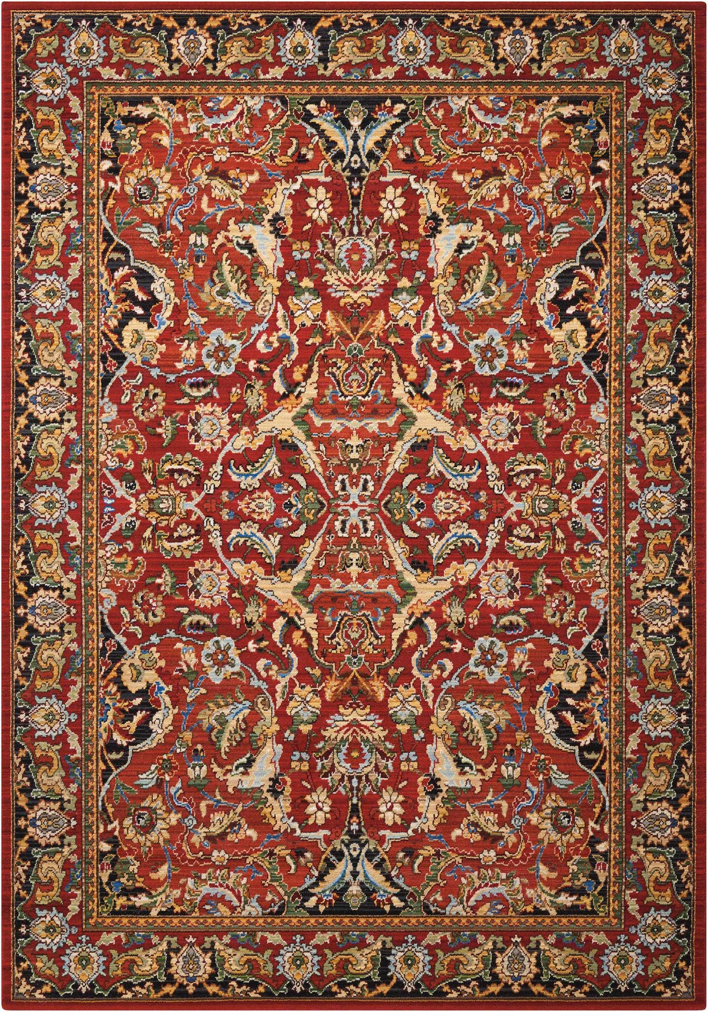 Nourison Home Timeless  Red  Traditional